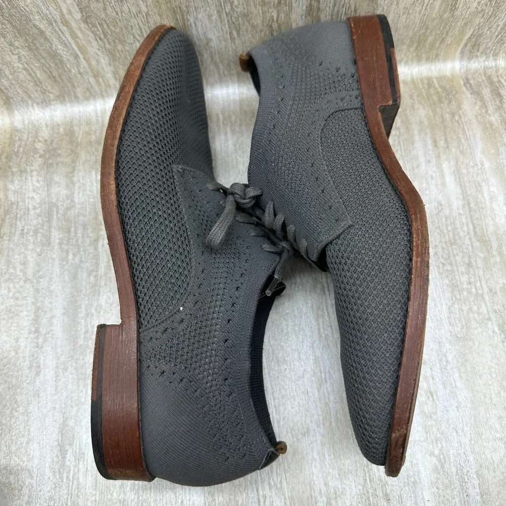 Cole Haan Feathercraft Grand Stitchlite Mens Oxford Shoes C29715‎ 9M Gray Pumice